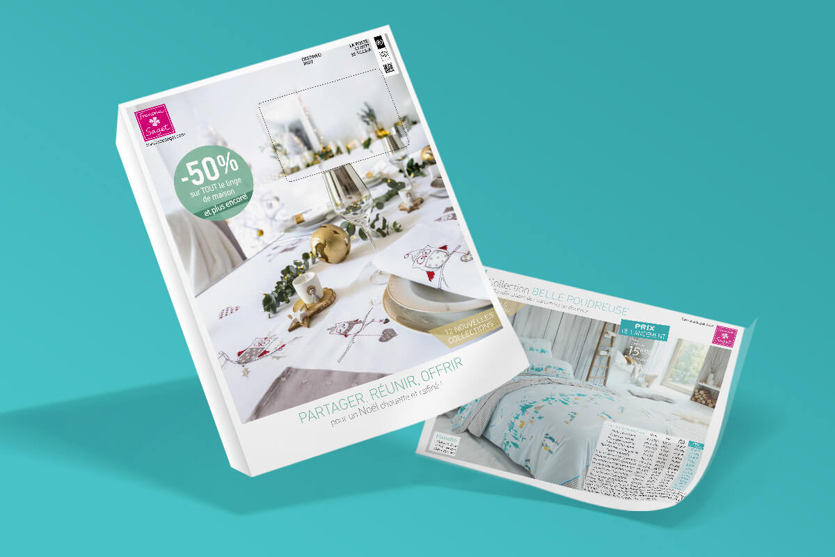 Création d'un catalogue pour Saguet